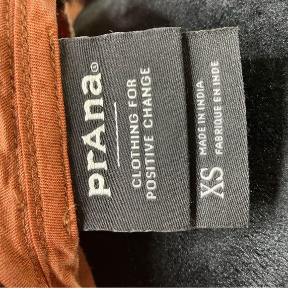 PrAna Lavender Bay Terracotta Long Sleeve Blouse with Cinched Cuffs NWT - Picture 15 of 15